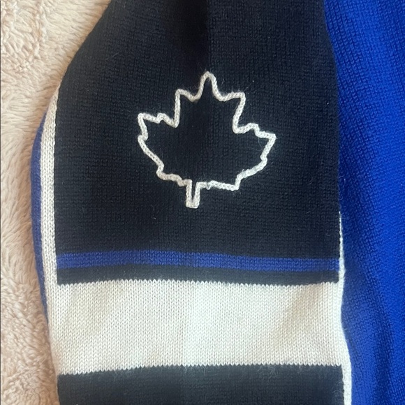Vancouver 2010 Paralympic Games Blue Knit Retro Sweater sz L EUC Unisex style - Picture 5 of 11